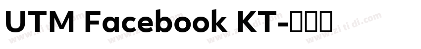 UTM Facebook KT字体转换